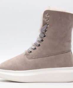 Alexander McQueen winter boots-brown