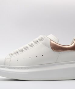 ALEXANDER MCQUEEN OVERSIZED SNEAKER with gold heel