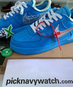 NIKE AIR FORCE 1 LOW OFF-WHITE MCA UNIVERSITY BLUE CI1173-400