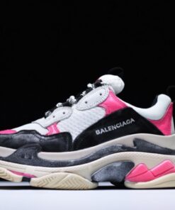 Balenciaga 17Fw Triple S Black Pink Women Sneaker 483523-W06E3-8080