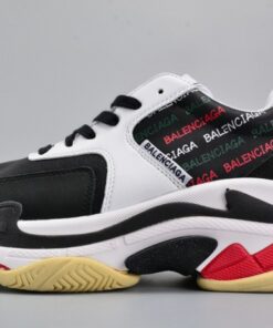 BALENCIAGA BLACK AND WHITE 17FW TRIPLE S 483560-W06E1-1011