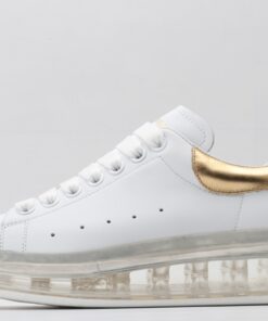 ALEXANDER MCQUEEN oversized sneakers with gold heel