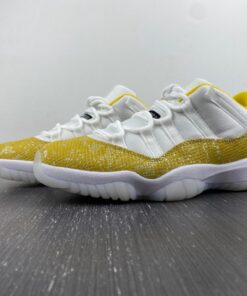 Air Jordan 11 Low WMNS Yellow Snakeskin