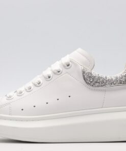 ALEXANDER MCQUEEN oversized sneakers with silver heel