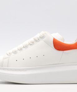 ALEXANDER MCQUEEN OVERSIZED SNEAKER with orange heel