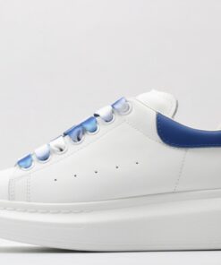 ALEXANDER MCQUEEN oversized sneakers with blue heel