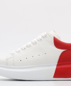 ALEXANDER MCQUEEN oversized sneakers with red heel