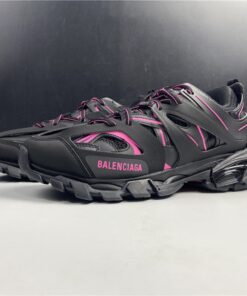 Balenciaga track black plum