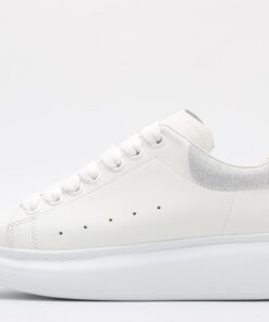 ALEXANDER MCQUEEN oversized sneakers with silver heel