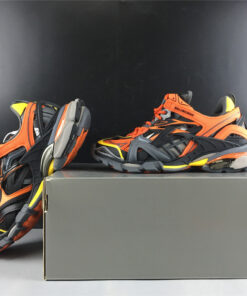 Balenciaga Orange Track.2 Open Sneakers