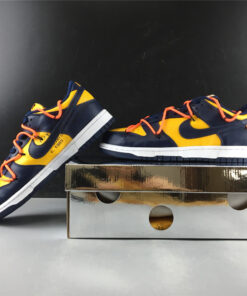 Off-White x Nike Dunk Low “University Gold