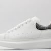 ALEXANDER MCQUEEN White & Black Studded Oversized Sneakers
