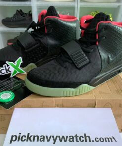 NIKE AIR YEEZY 2  SOLAR RED  BLACK MENS 508214-006