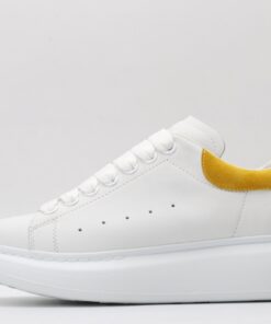 ALEXANDER MCQUEEN oversized sneakers with yellow heel